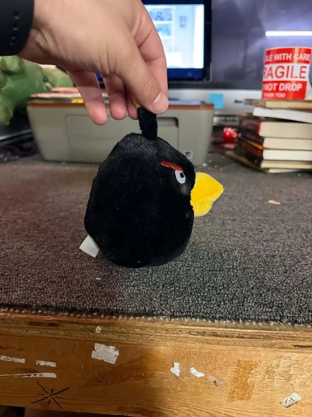 Angry Birds Black Bomb Plush 6